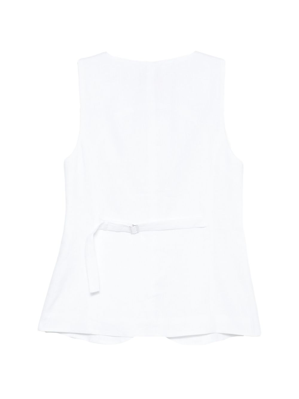 Semicouture Glenna linen vest