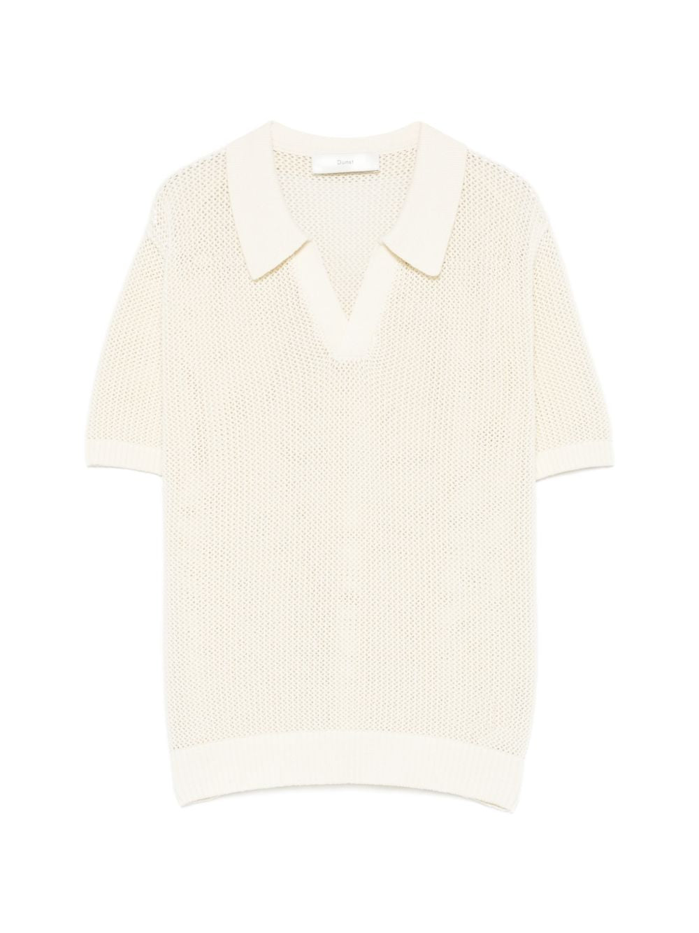Dunst Cotton and linen polo shirt