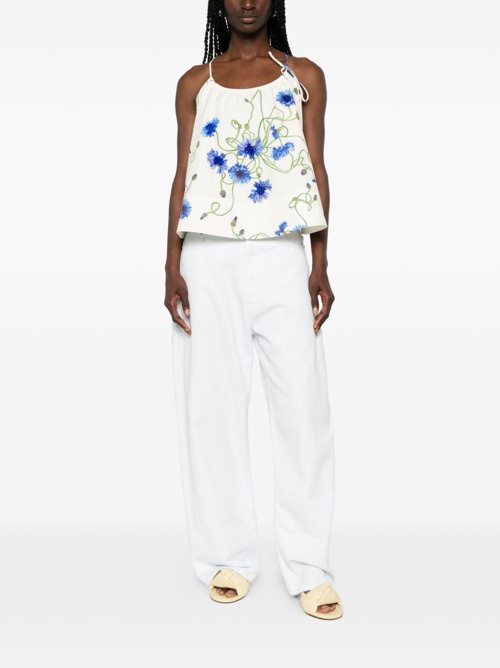 Stella McCartney Embroidered cotton top