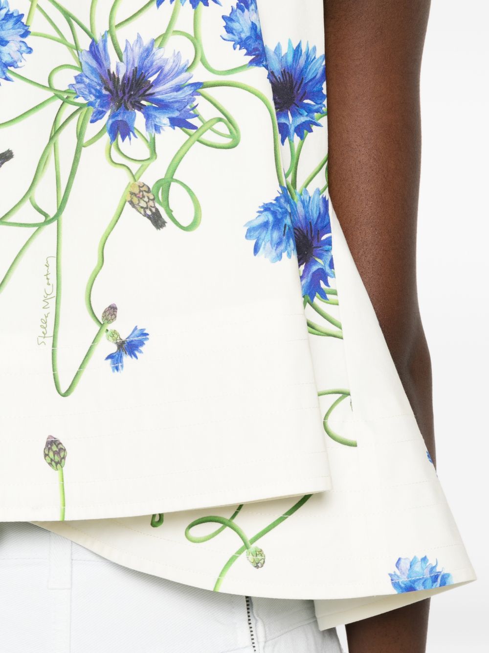 Stella McCartney Embroidered cotton top