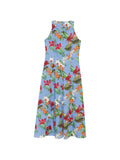 Archivio '67 Printed cotton midi dress
