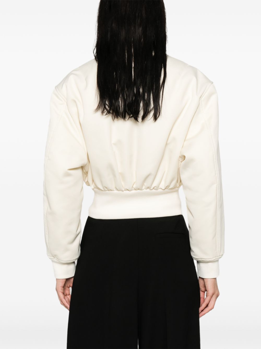 Balenciaga Cropped bomber jacket