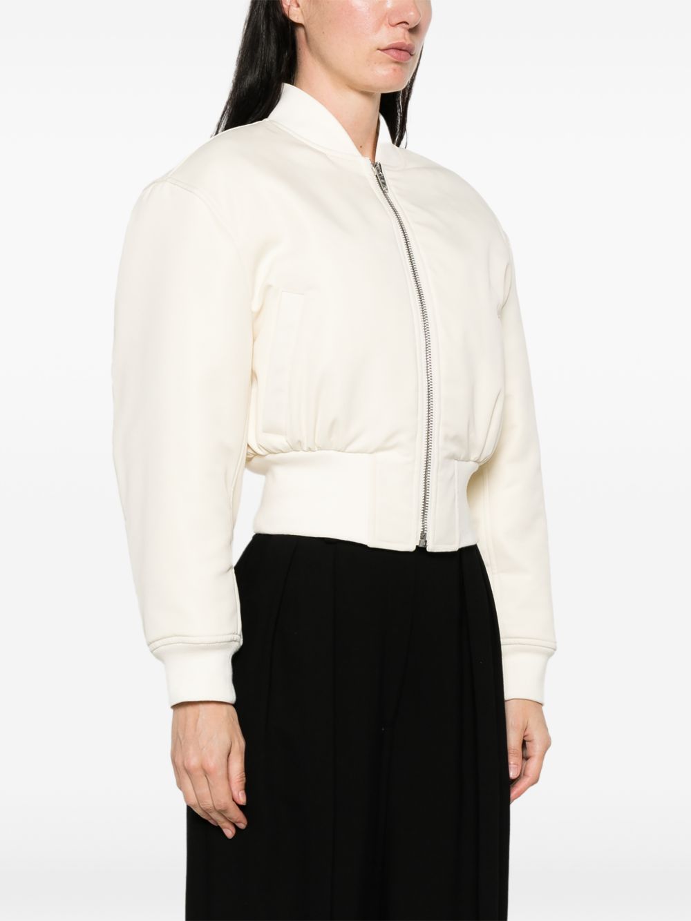 Balenciaga Cropped bomber jacket
