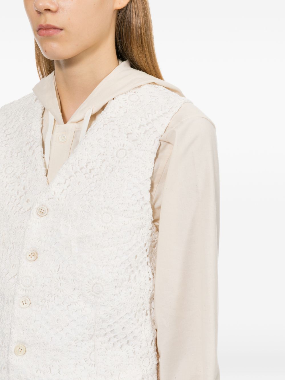 Comme Des Garcons Comme Des GarÃ§ons Lace Vest