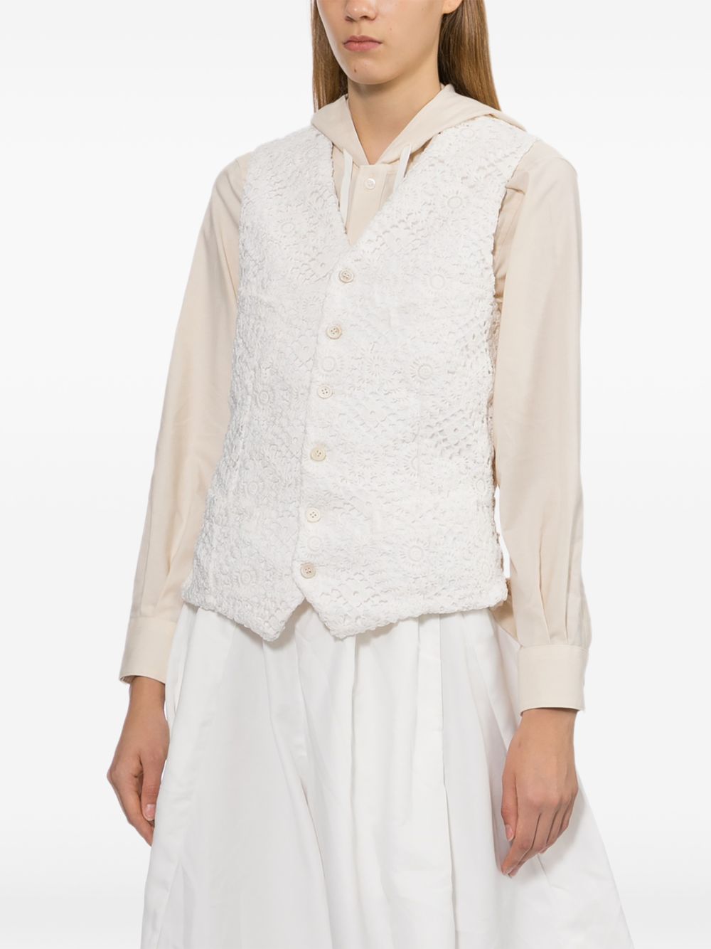 Comme Des Garcons Comme Des GarÃ§ons Lace Vest
