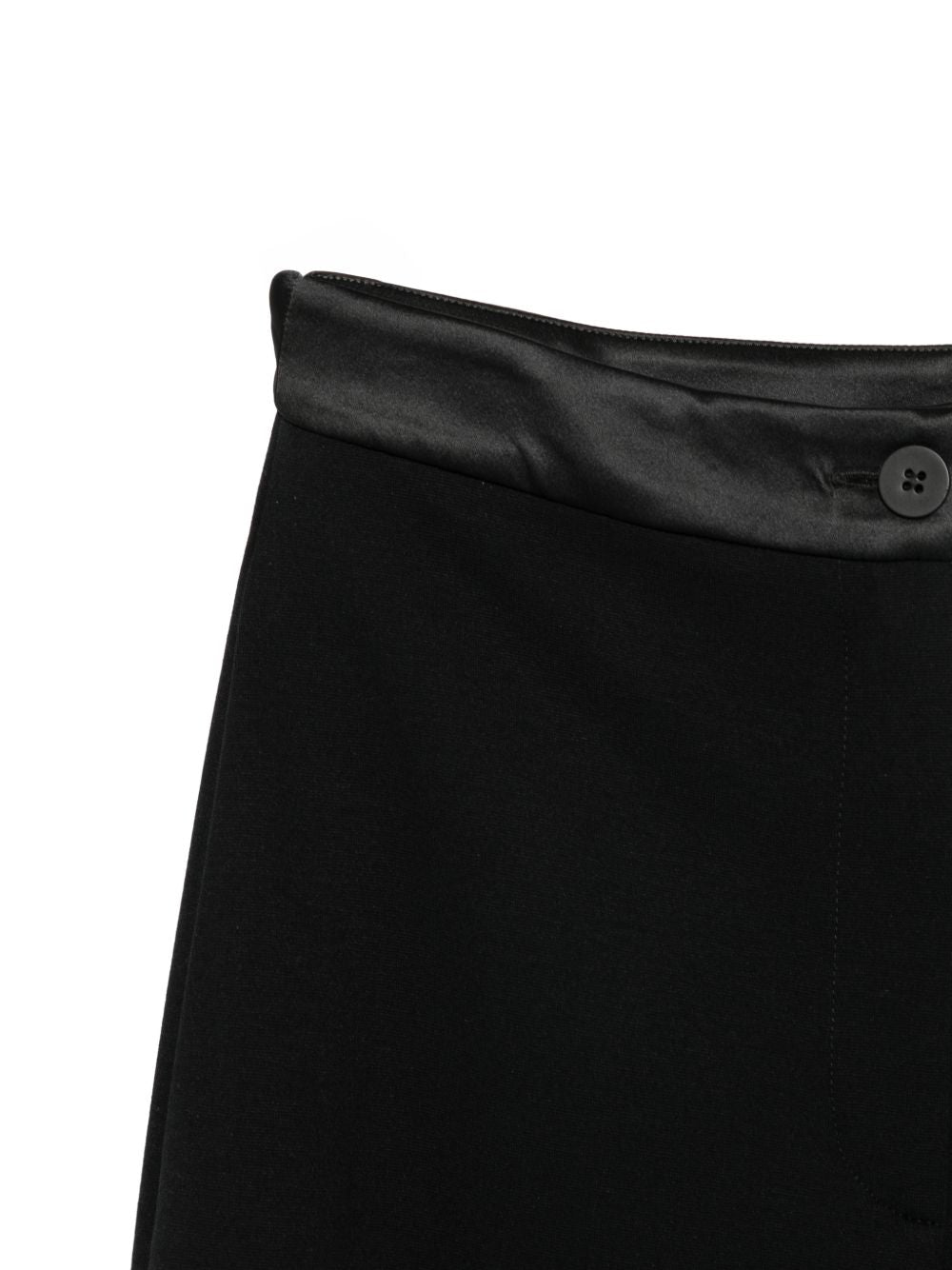 Emporio Armani Satin-Finish Tapered Trousers