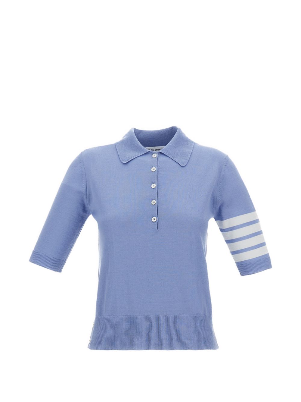 Thom Browne T-shirts and Polos LIGHT BLUE