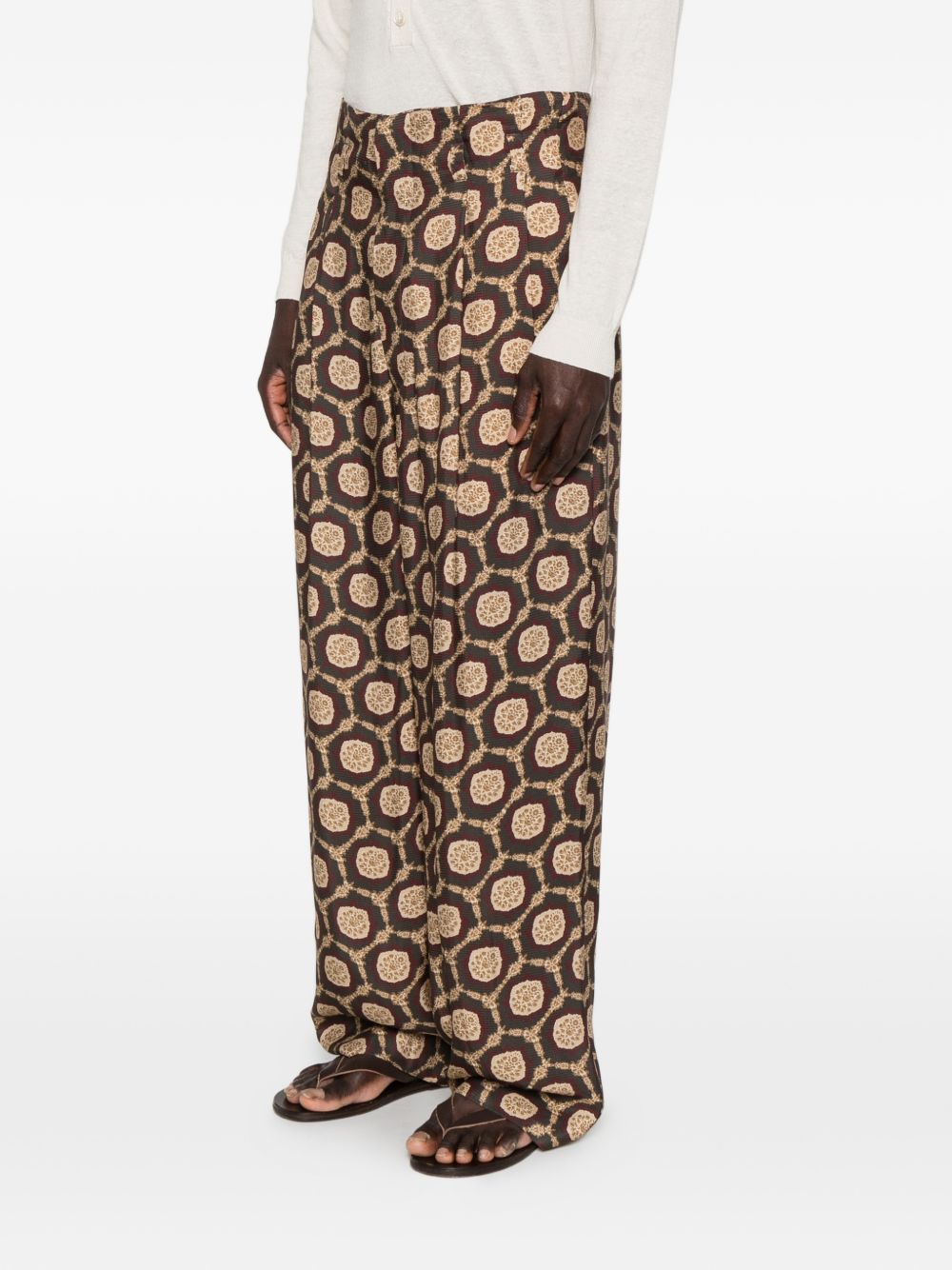 Emporio Armani Printed Trousers