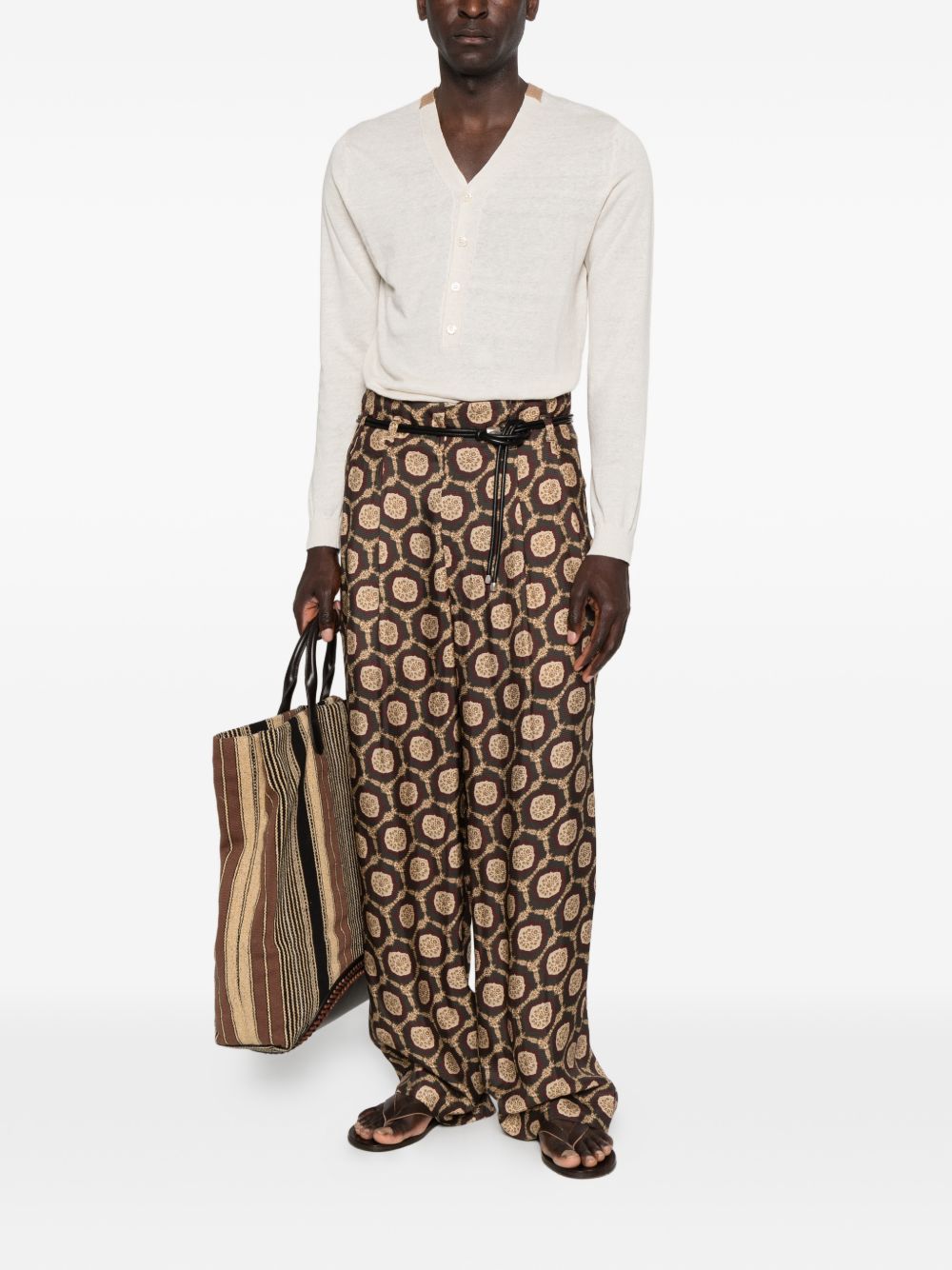 Emporio Armani Printed Trousers