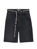 Balenciaga Denim Cotton Shorts