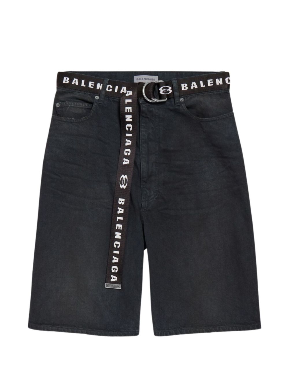 Balenciaga Denim Cotton Shorts
