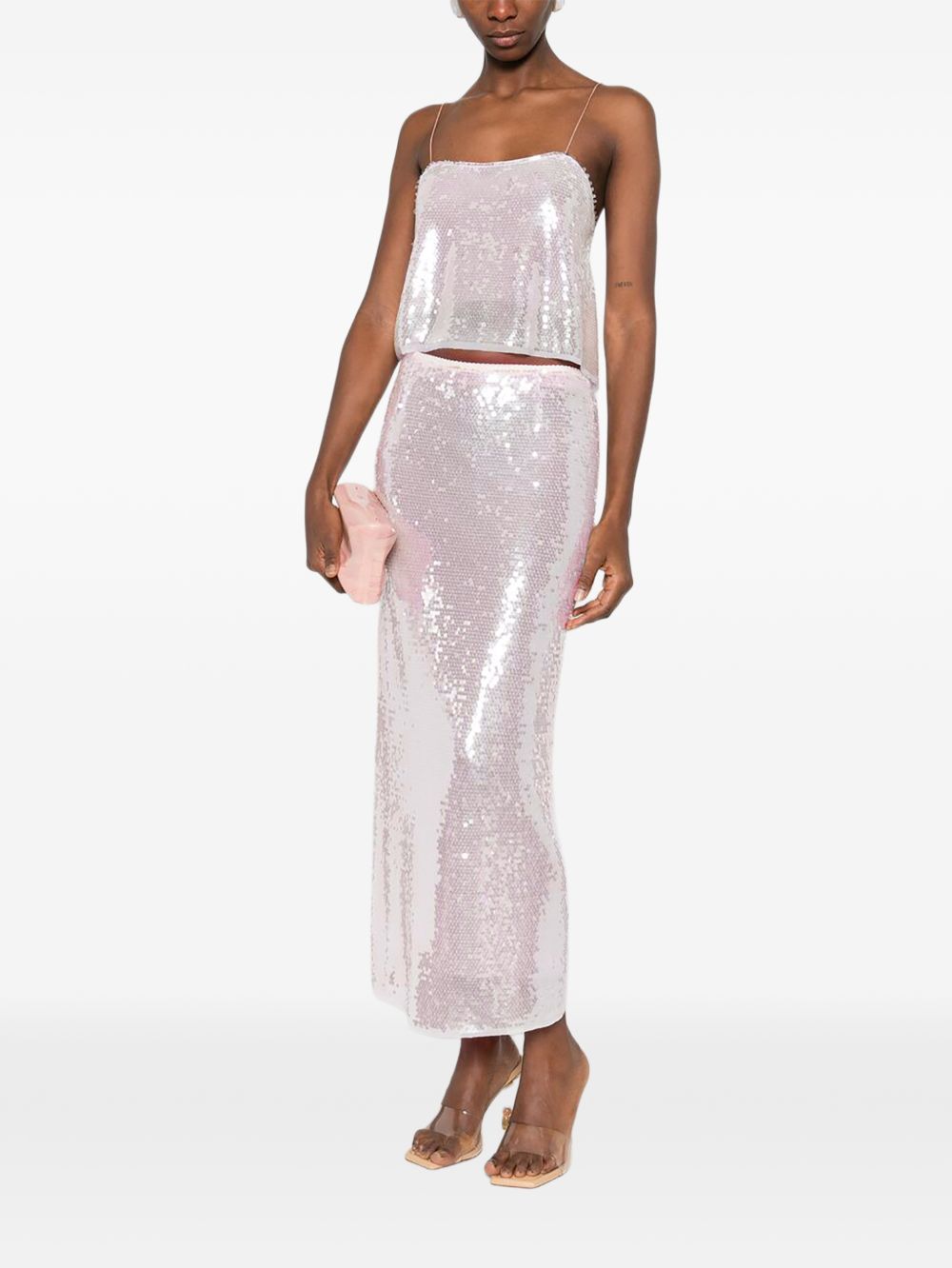 Forte Forte Sequined Long Skirt