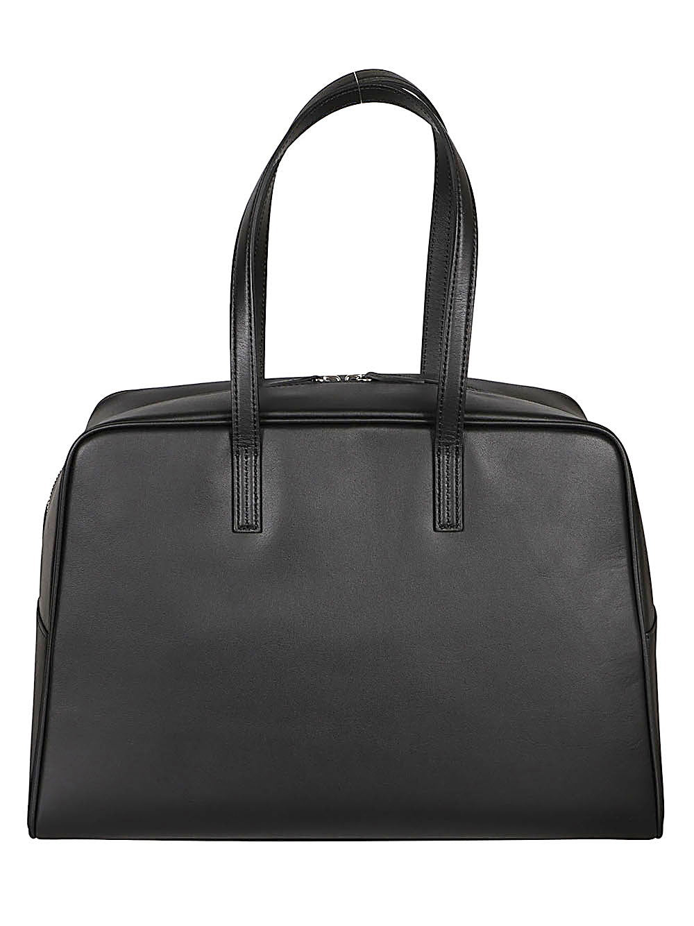 Mizuiro Large Leather Boston Bag