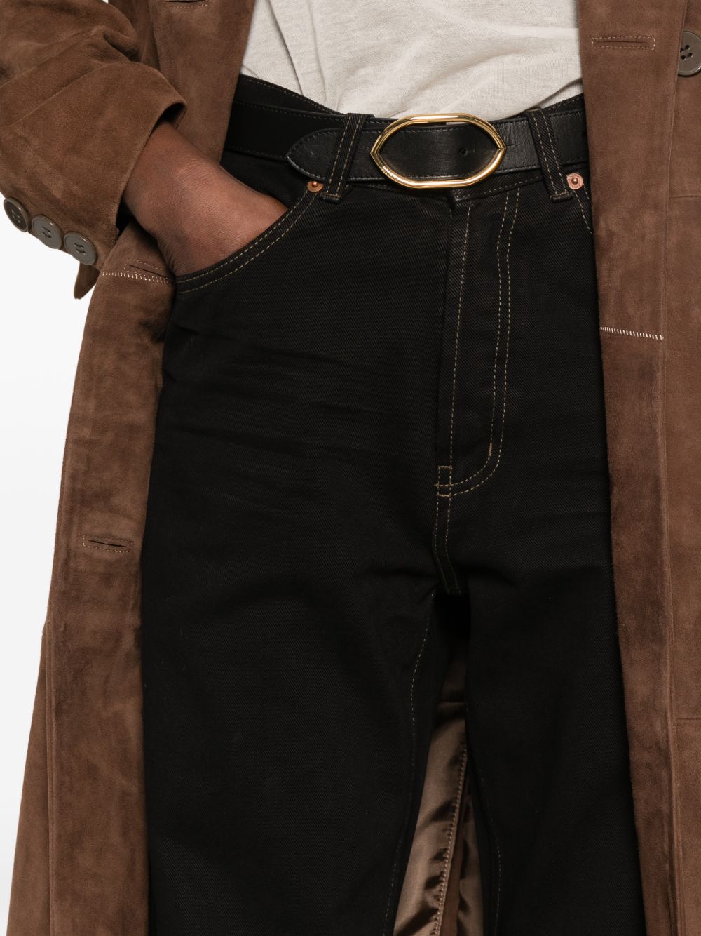 Saint Laurent Baggy Denim Jeans