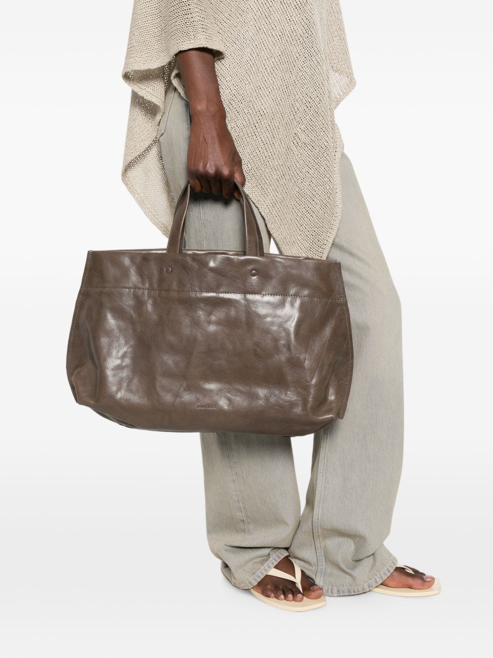 Lihann George Elli Leather Tote