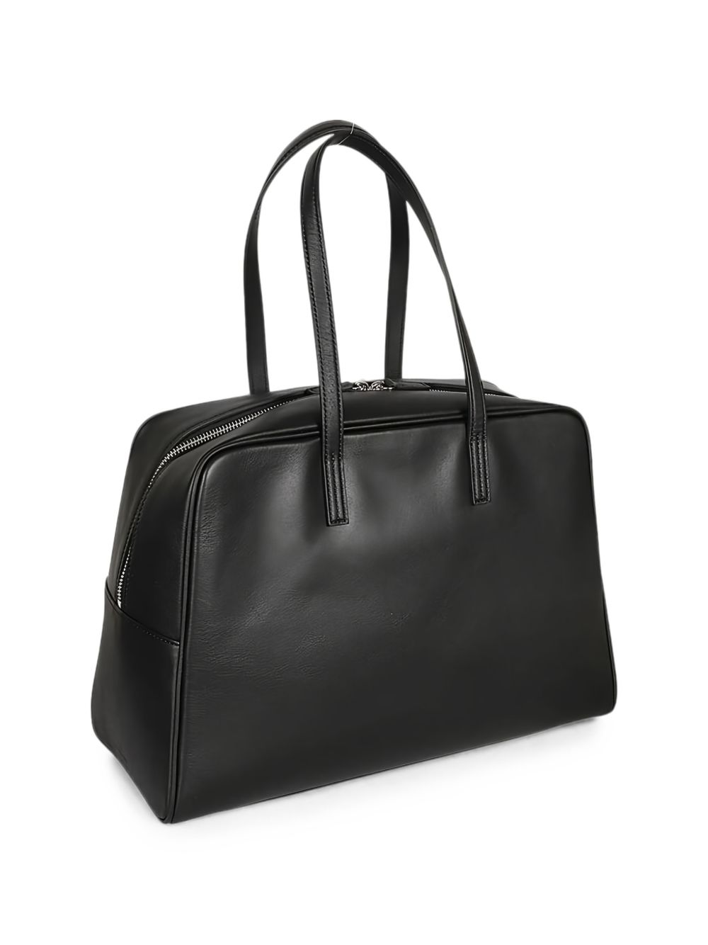 Mizuiro Large Leather Boston Bag