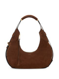 Moschino Suede Shoulder Bag