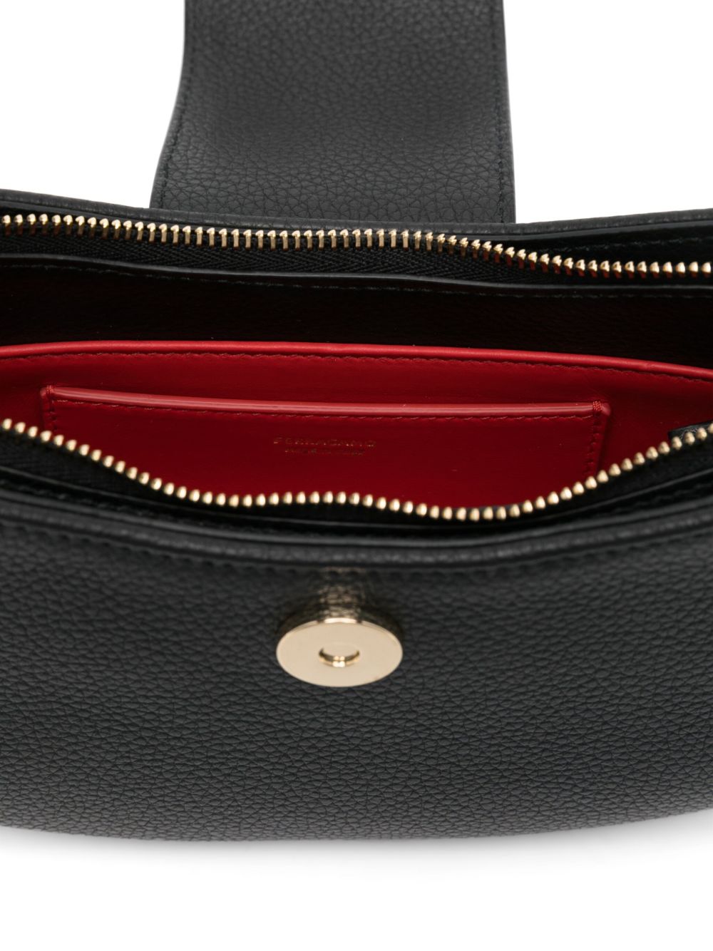Ferragamo Gancini Zip Shoulder Bag