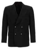 Etro Check Double-breasted Blazer