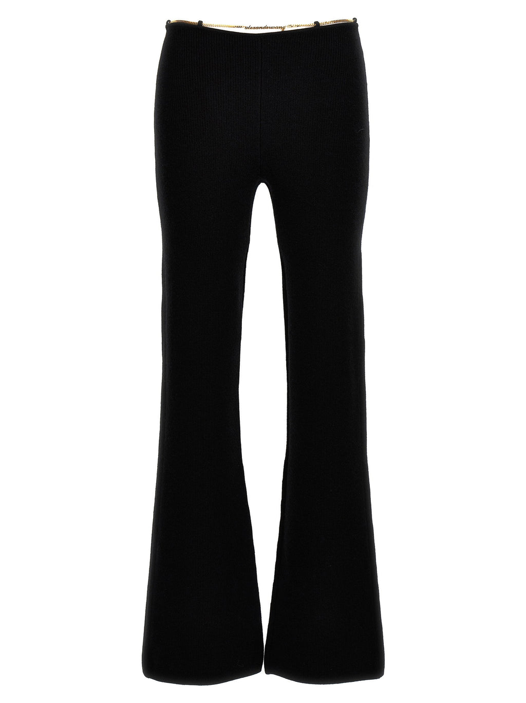 Alexander Wang Gold Nameplate Chain Pants