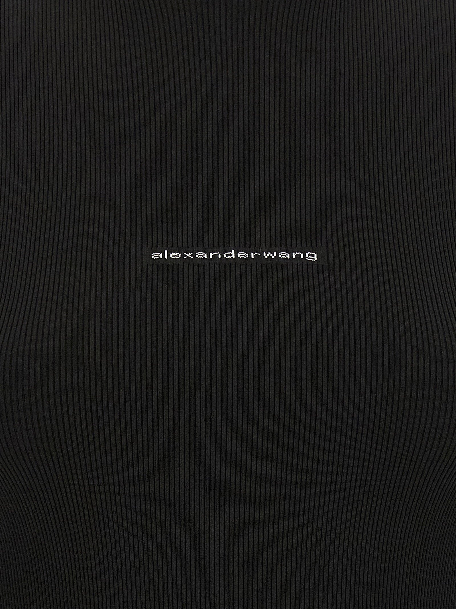 Alexander Wang Ribbed Sweater With Logo