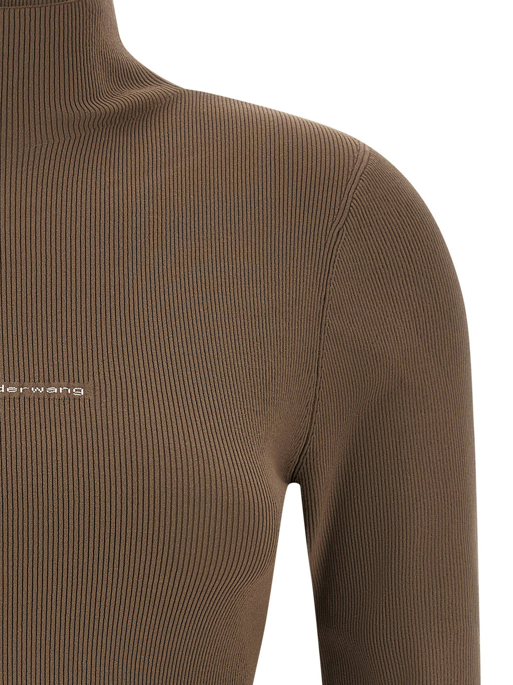 Alexander Wang Logo Ribbed Sweater
