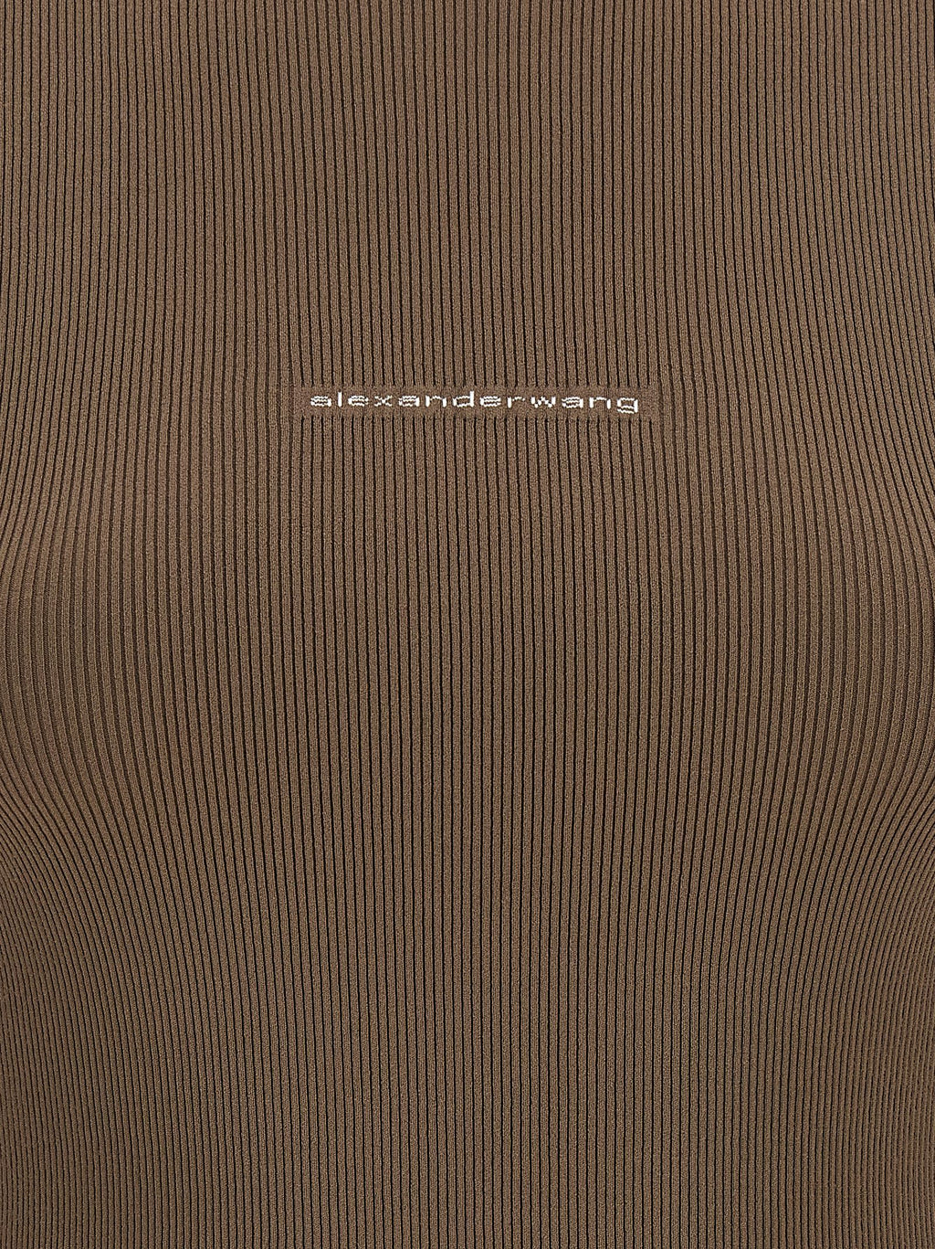 Alexander Wang Logo Ribbed Sweater
