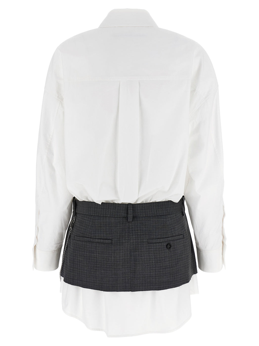 Alexander Wang Pre-styled Shirt Dress W Chain Dress