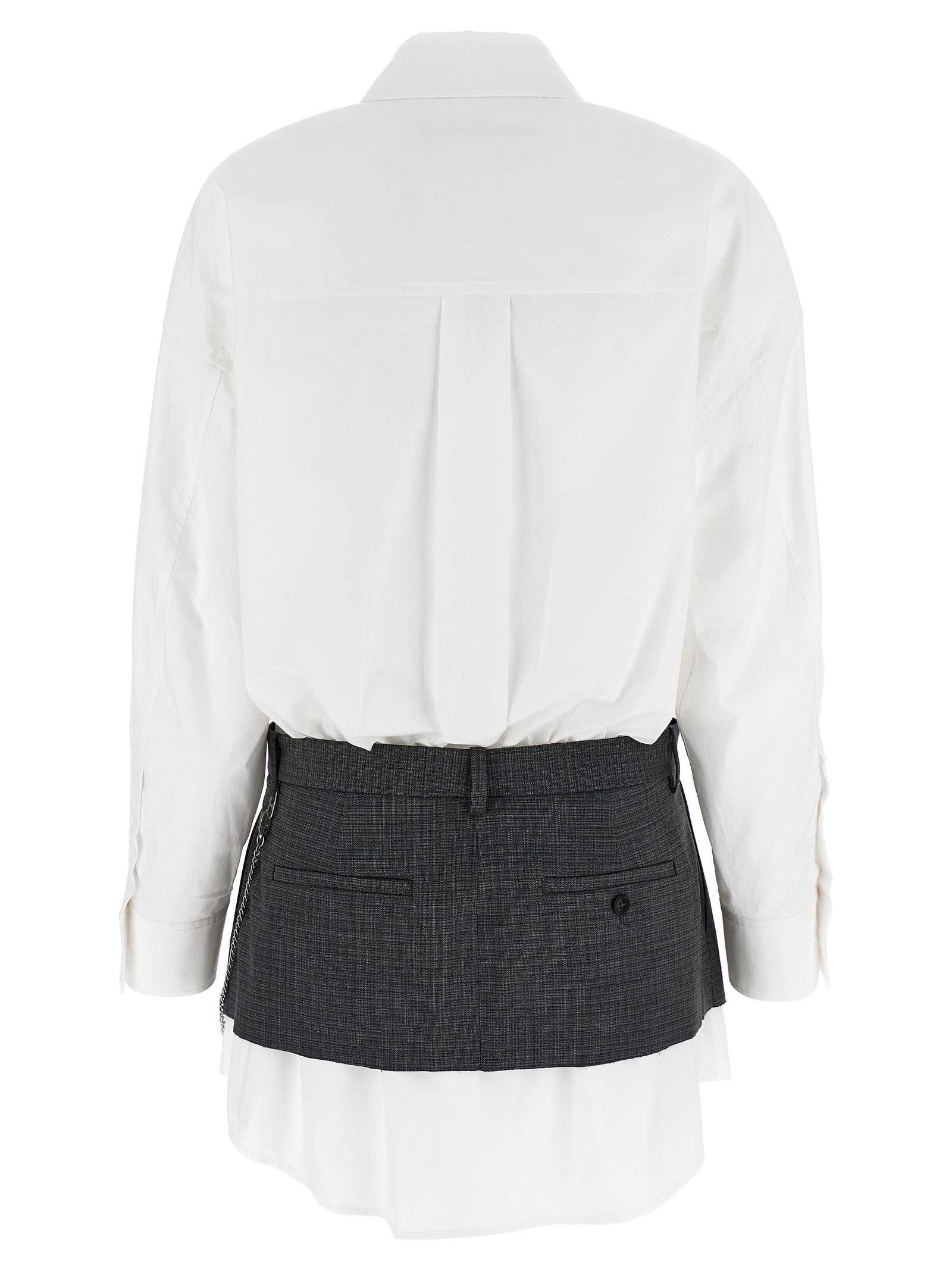 Alexander Wang Pre-styled Shirt Dress W Chain Dress