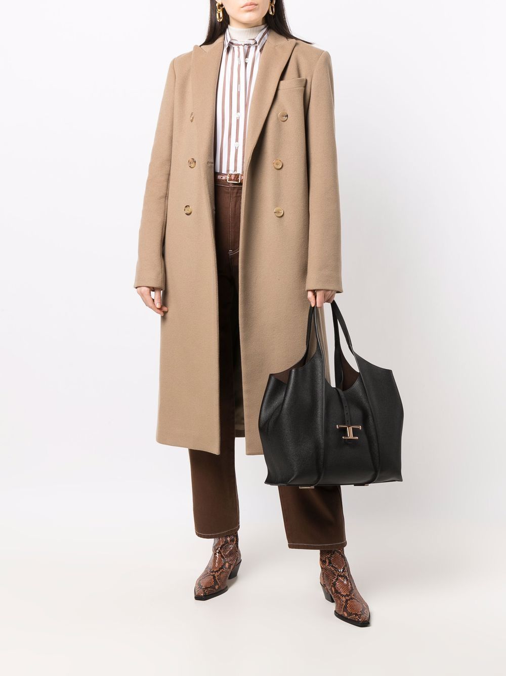 Tod's T Timeless Medium Shopping Bag