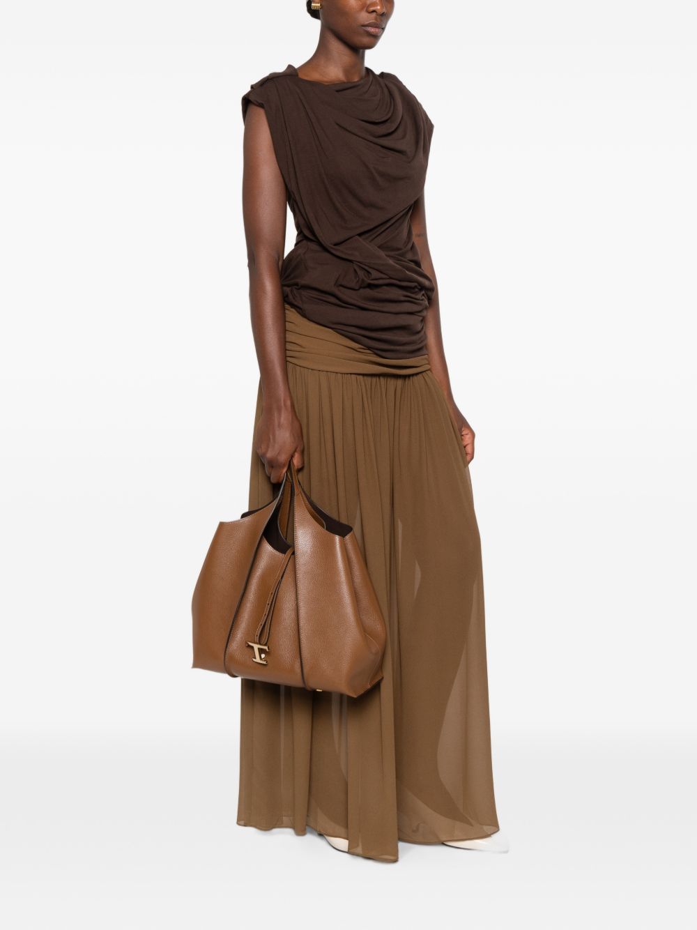 Tod's T Timeless Medium Shopping Bag