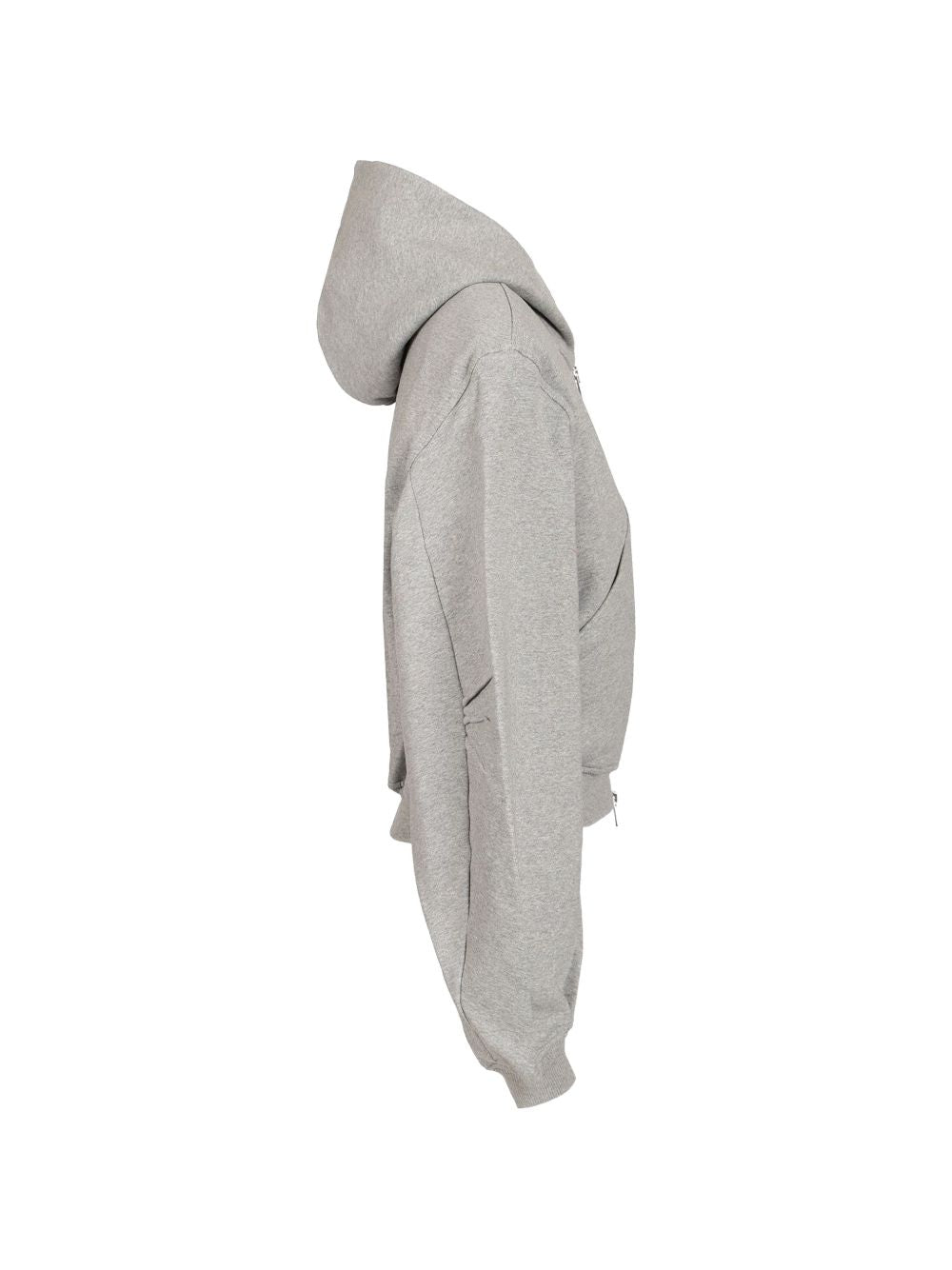 The Attico Logo Zip Sweater