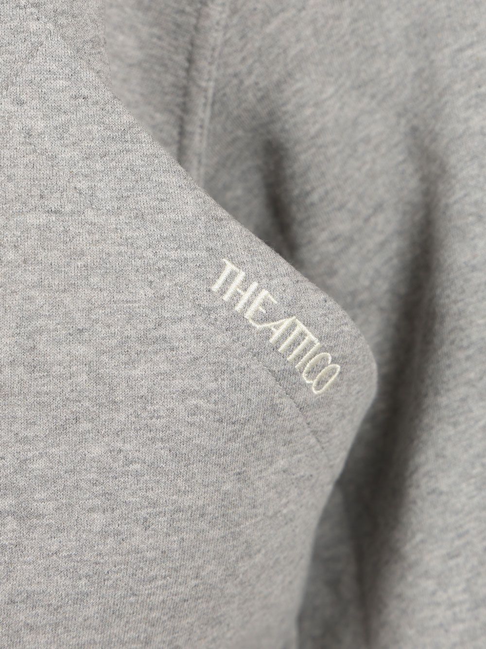 The Attico Logo Zip Sweater