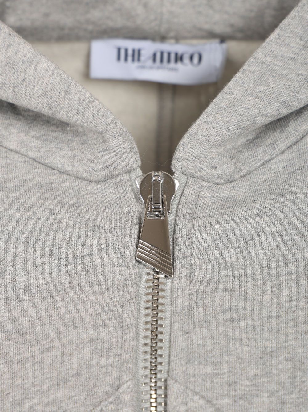 The Attico Logo Zip Sweater