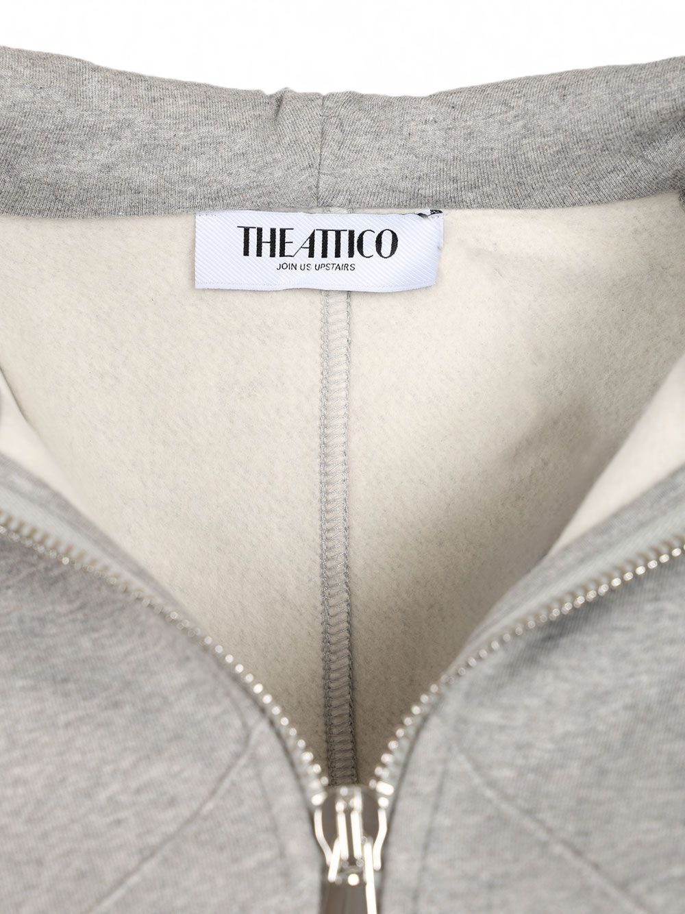 The Attico Logo Zip Sweater