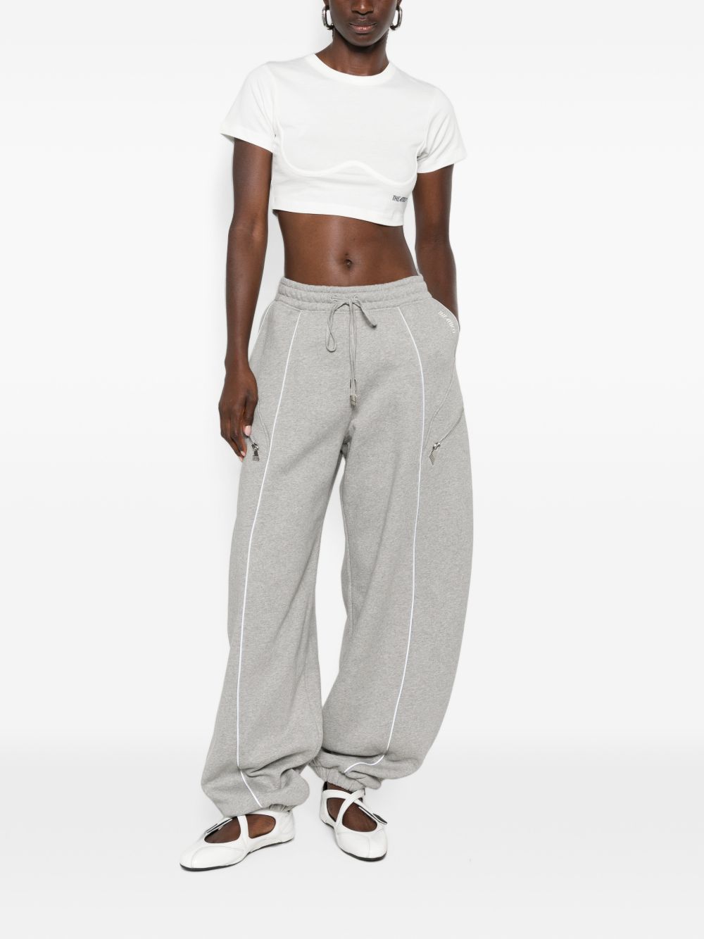 The Attico Piped-Trim Track Pants