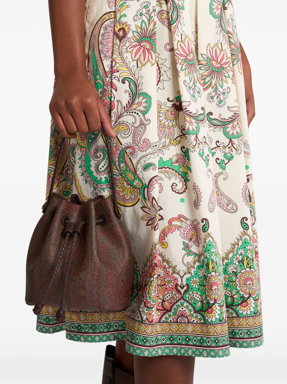Etro Drawstring Bucket Bag