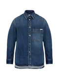Givenchy Logo Patch Denim Shirt