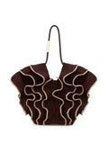 Zimmermann Woven Ruffle Tote