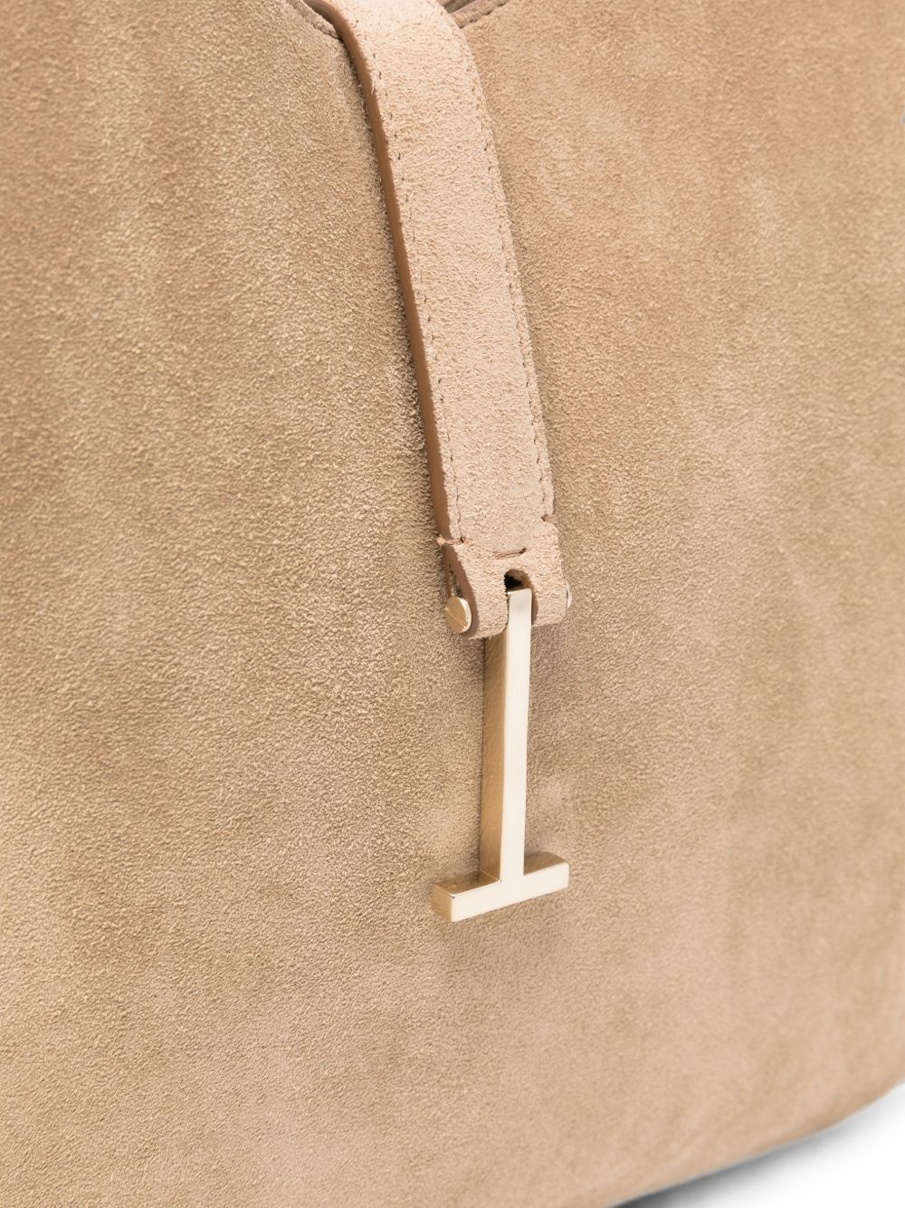 Tom Ford Suede T-Clasp Shoulder Bag