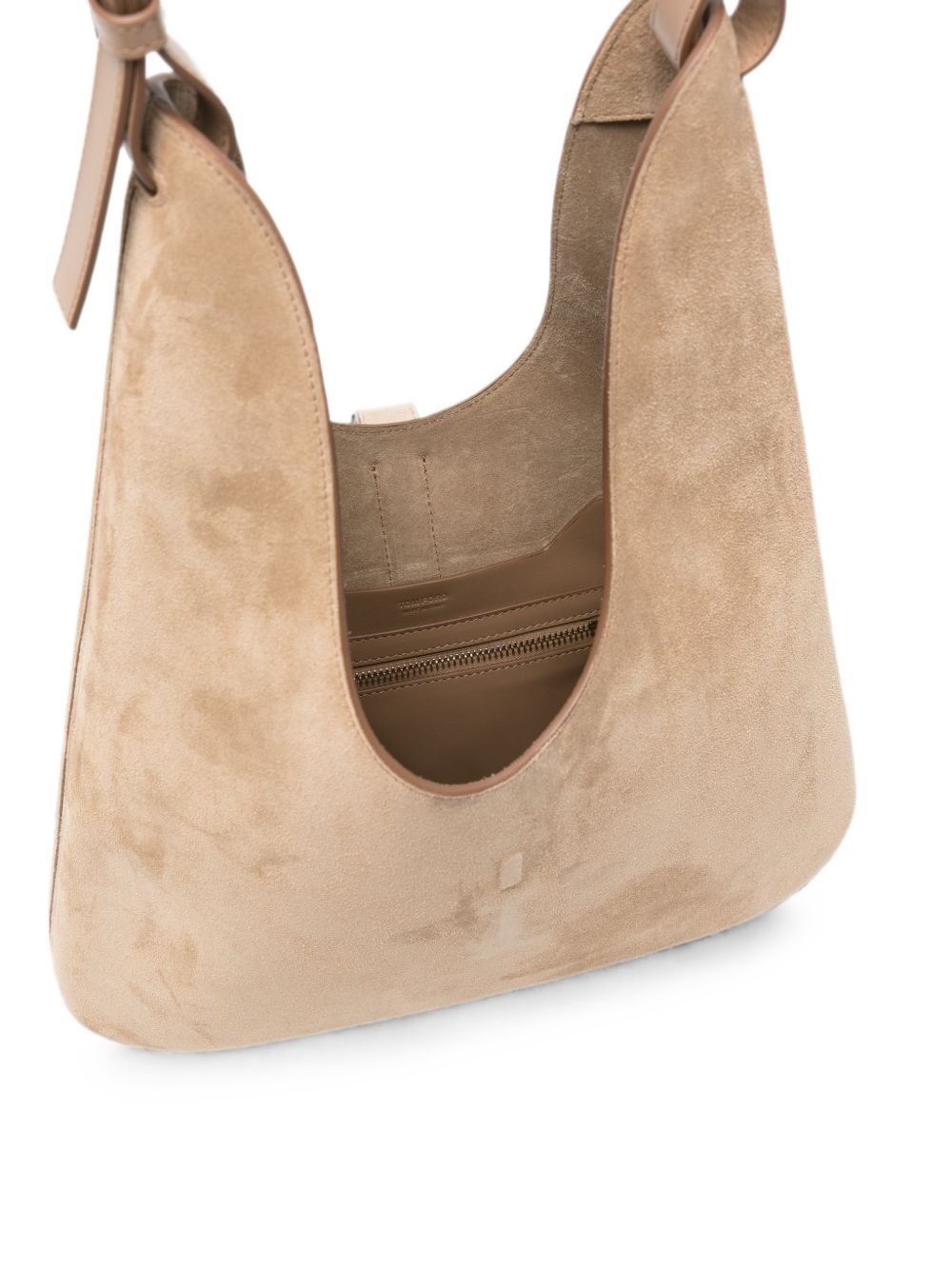 Tom Ford Suede T-Clasp Shoulder Bag