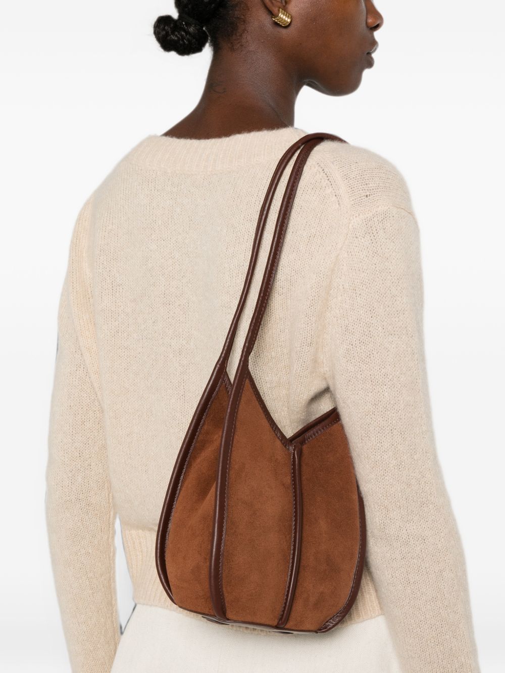 Hereu Cabullera Suede Shoulder Bag