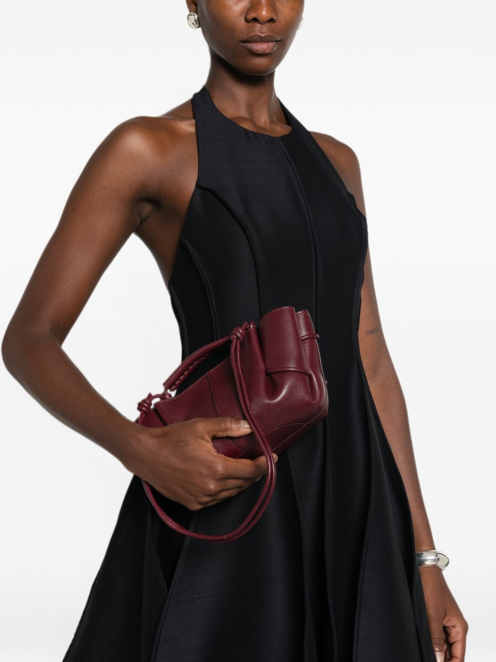 Hereu Arta Pleated Shoulder Bag