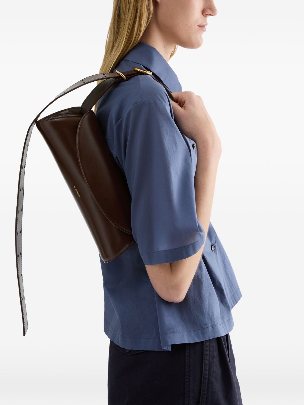Jil Sander Leather Shoulder Bag