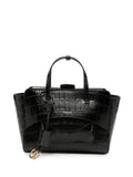 Hidesins Croc-Effect Top Handle Bag