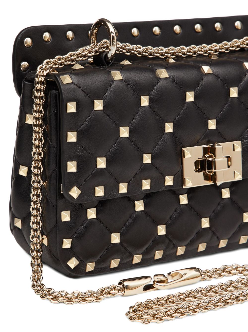 Valentino Garavani Rockstud Spike Small Nappa Bag