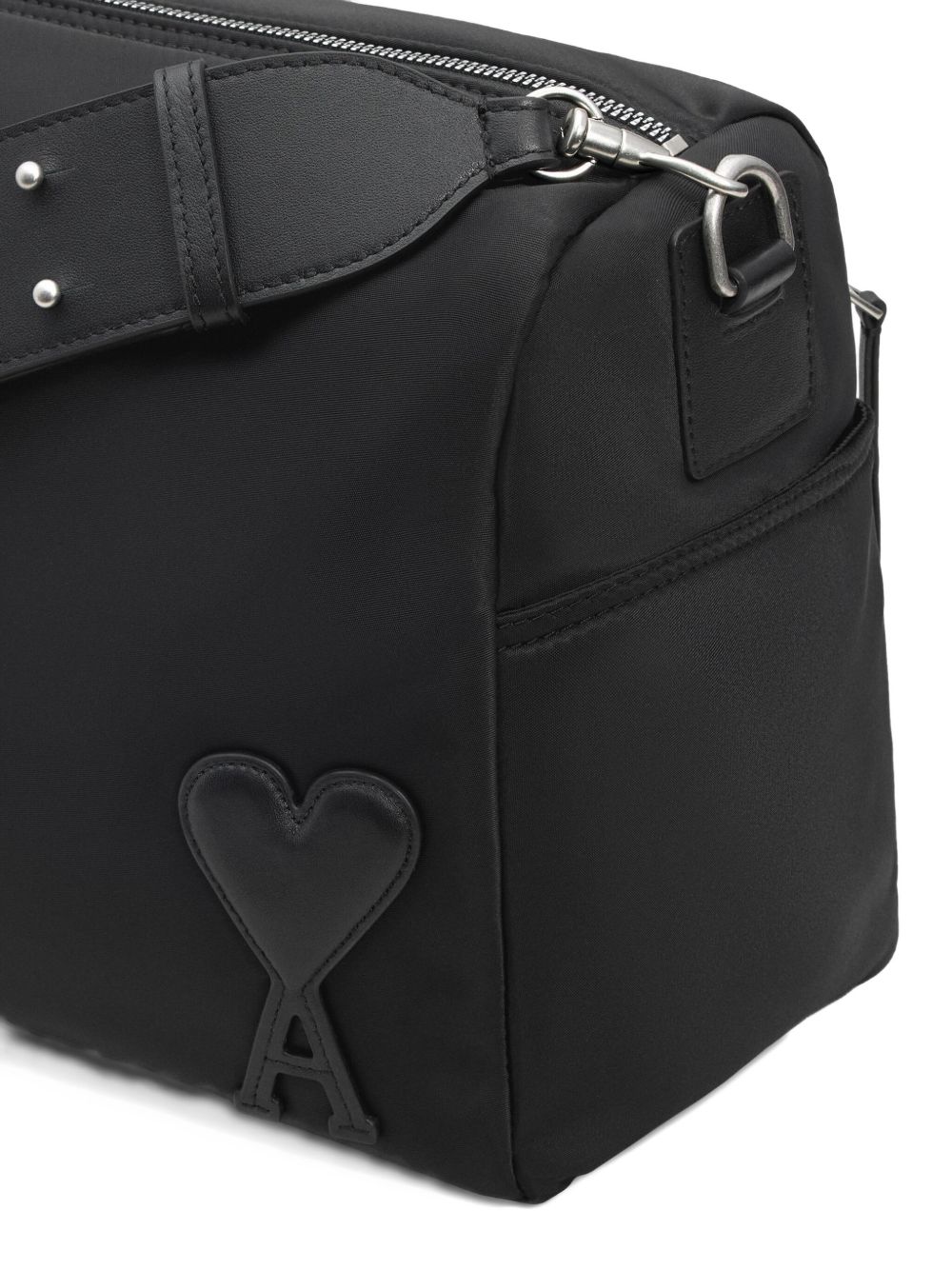 Ami Paris Marcel Large Nylon Shoulder Bag