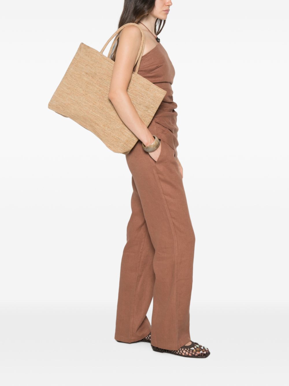 Sophie Digard Raffia Tote Bag
