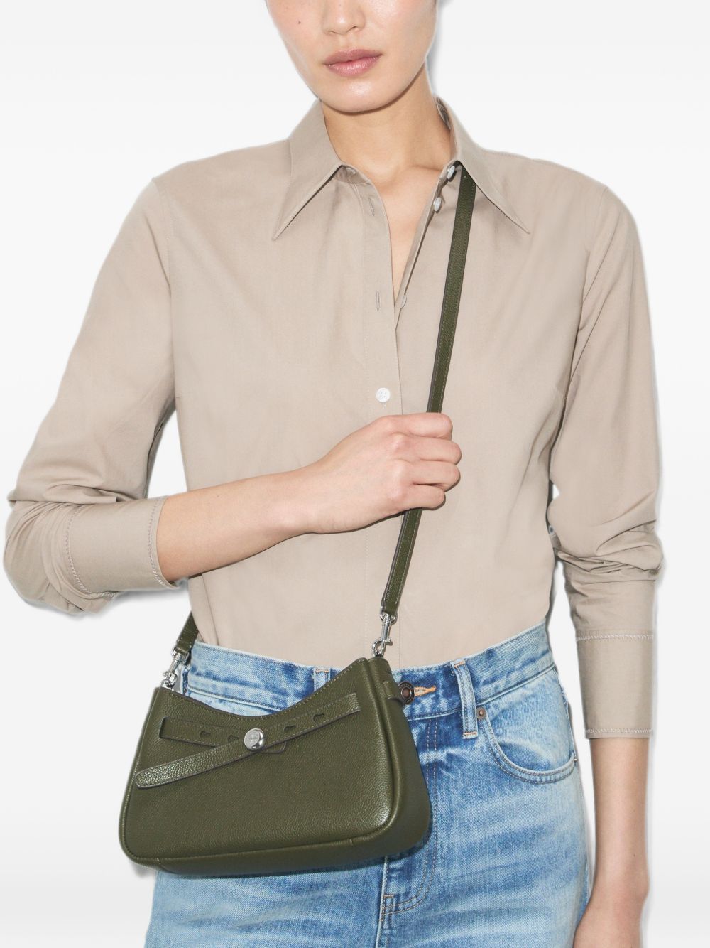 Tory Burch Romy Zip Top Crossbody Bag