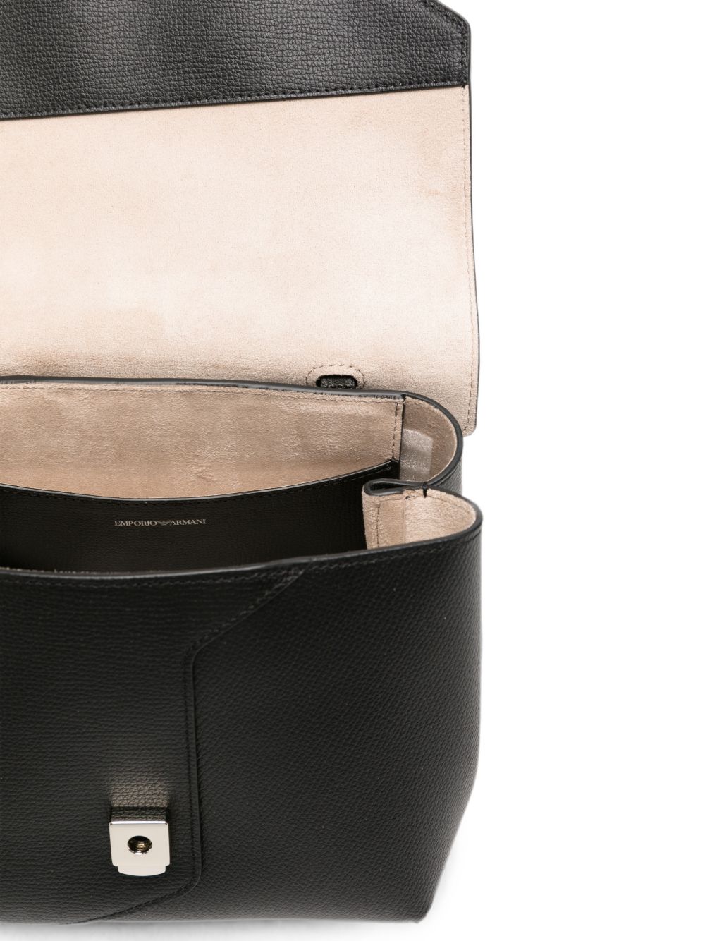 Emporio Armani Leather Top Handle Bag